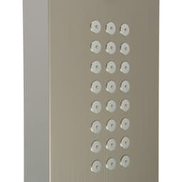 Душевая панель ZEIN S-13, 3-х функциональная, нержавеющая сталь, сатин