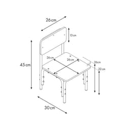 Стульчик детский растущий Фея «Мой малыш», 0-1 группа, цвет бежевый-белый