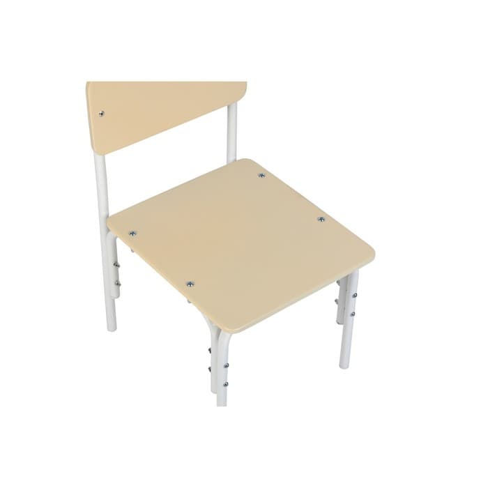 Стульчик детский растущий Фея «Мой малыш», 0-1 группа, цвет бежевый-белый