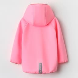 Ветровка для девочки с капюшоном MINAKU, розовая, рост 116 см