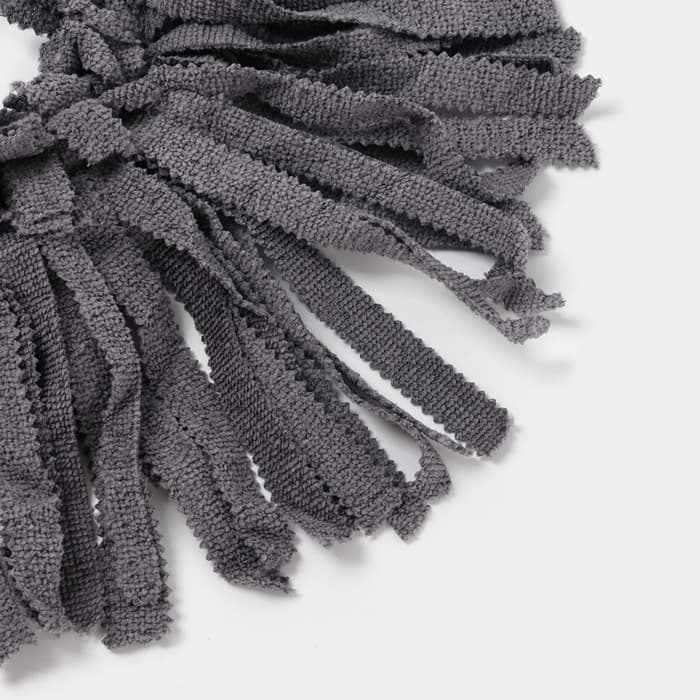 Насадка для швабры с отжимом - центрифугой, кольцо 16 см, серая