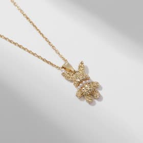 Кулон «Зайчик» малыш, цвет белый в золоте, 40 см