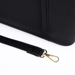 Сумка - шоппер женская на молнии, 2 кармана, 40×13×25 см, чёрная