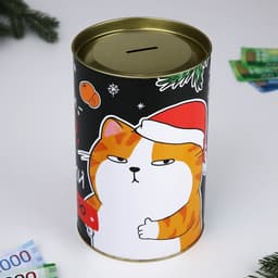 Копилка новогодняя, XXL, 20×12.2 см «Деньги зло»