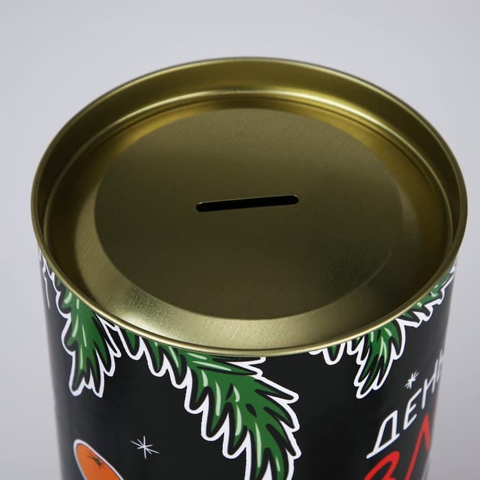 Копилка новогодняя, XXL, 20×12.2 см «Деньги зло»