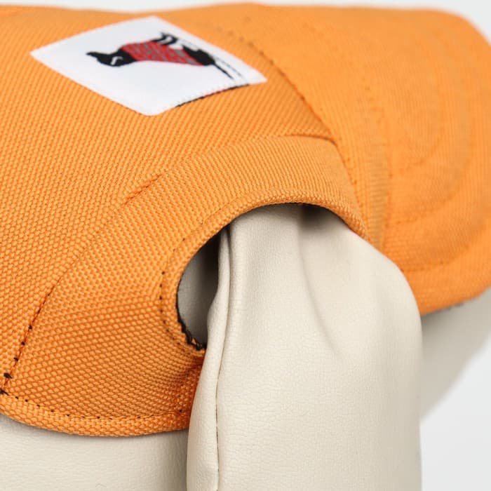 Кепка для собак, размер M, 28-41 см, оранжевая