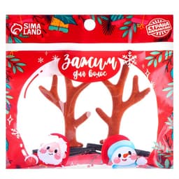 Карнавальный зажим «Рожки оленя»