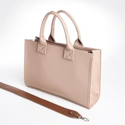 Сумка женская тоут TEXTURA на молнии, 33×9×23 см, бежевая