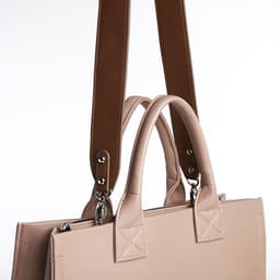 Сумка женская тоут TEXTURA на молнии, 33×9×23 см, бежевая