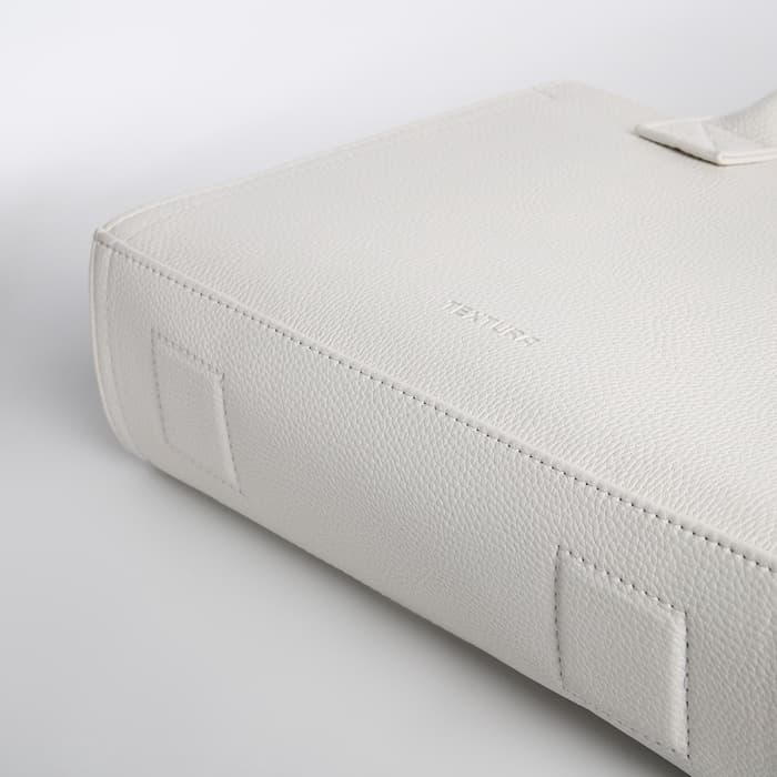 Сумка женская тоут TEXTURA на молнии, 33×9×23 см, белая