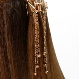 Краб для волос с цепочкой «Believe in love»