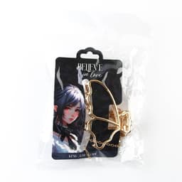 Краб для волос с цепочкой «Believe in love»