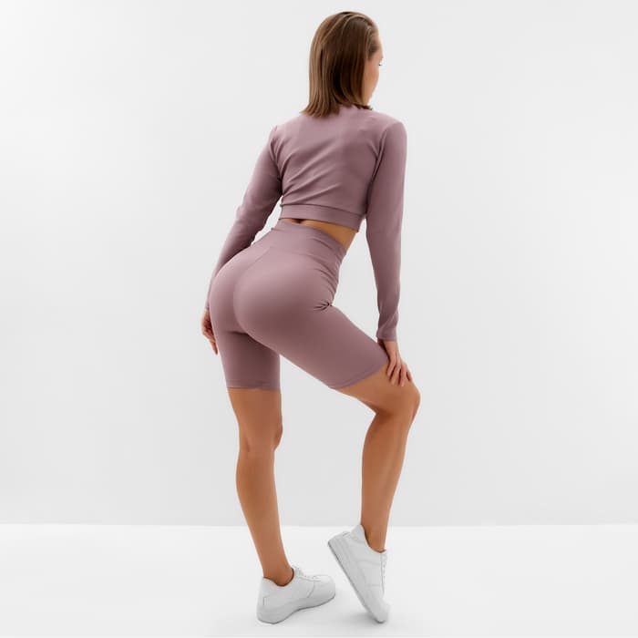 Велосипедки спортивные женские MINAKU, розовые, размер 48