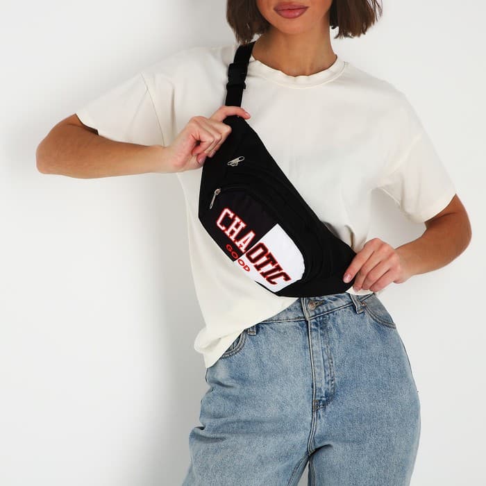 Сумка поясная с карманами «Хаос», 29×15 см