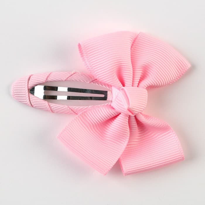 Заколка для волос с бантом «Самая красивая девочка», 1 х 2,5 х 6,5 см