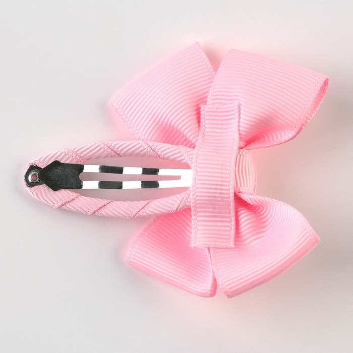 Заколка для волос с бантом «Самая красивая девочка», 1 х 2,5 х 6,5 см