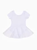 Боди с юбкой, рост 104 см, цвет белый