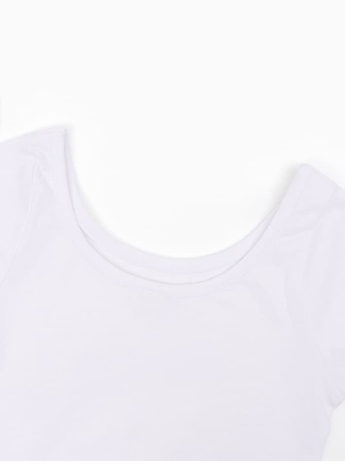 Боди с юбкой, рост 104 см, цвет белый