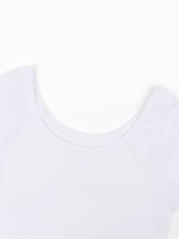 Боди с юбкой, рост 104 см, цвет белый