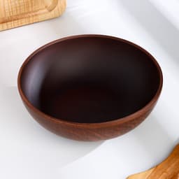 Салатник «Гладь», 800 мл, 17.5×5.5 см, красная глина