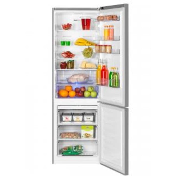 Холодильник Beko RCNK356E20S, двухкамерный, класс А+, 356 л, серебристый