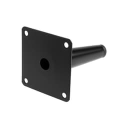 Опора мебельная CAPPIO OP07, h=100 мм, толщина площадки 1.8 мм, цвет матовый черный