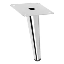 Опора мебельная CAPPIO OP07, h=150 мм, толщина площадки 1.8 мм, цвет хром