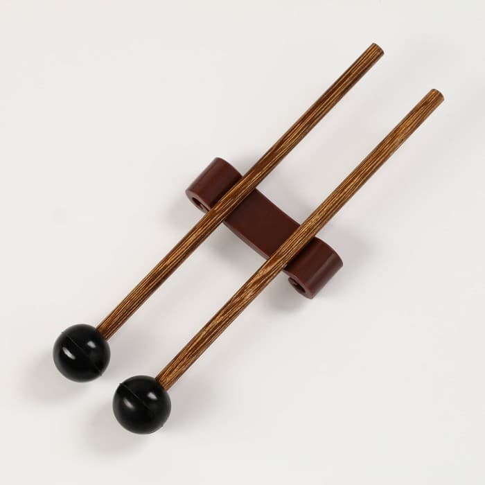 Глюкофон - музыкальный инструмент, белый, 8 лепестков, 15×9 см