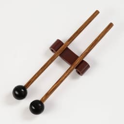 Глюкофон - музыкальный инструмент, красный, 8 лепестков, 15×9 см