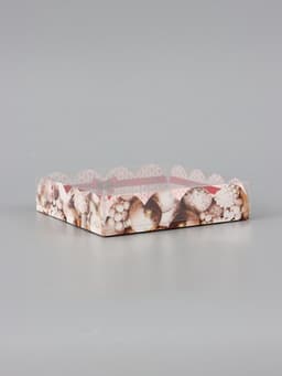Коробка подарочная для печенья «Новогодние игрушки», 13×13×3