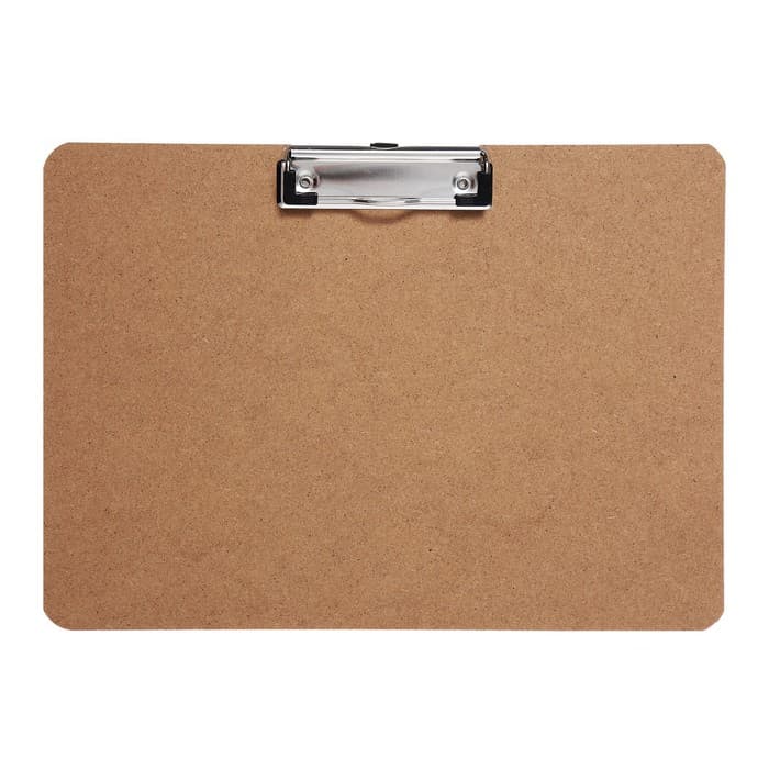 Планшет с зажимом, формат А4, 3 мм, горизонтальный