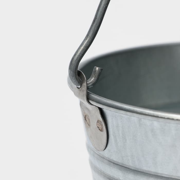 Ведро хозяйственное оцинкованное с ручкой, 1 л, ГОСТ