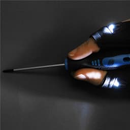 Перчатка ТУНДРА, со светодиодным фонариком и ремешком, правая