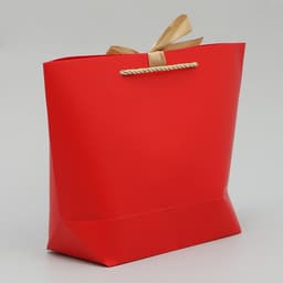 Пакет подарочный новогодний «С Новым годом», 19×20×9 см