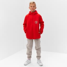 Ветровка детская с капюшоном MINAKU, красная, рост 110 см