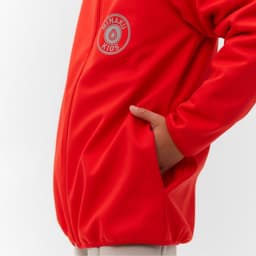 Ветровка детская с капюшоном MINAKU, красная, рост 110 см