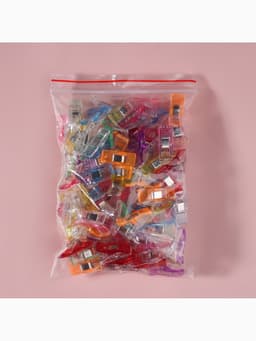 Зажим для кроя, 2.5 см, разноцветный