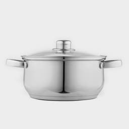 Кастрюля Катунь «Гретта», 4.2 л, d=22 см, с крышкой, капсульное дно, индукция, нержавеющая сталь, AISI - 201, хромированная