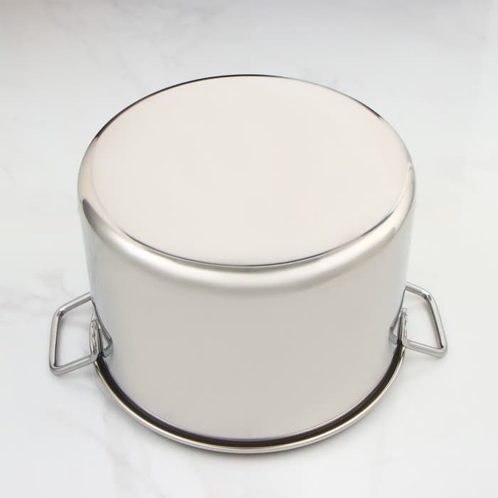 Котёл Катунь «Общепит», 20 л, d=35 см, h=23 см, с крышкой, нержавеющая сталь, хромированная