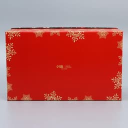 Коробка новогодняя подарочная «Ёлочные игрушки», 32.5×20×12.5 см