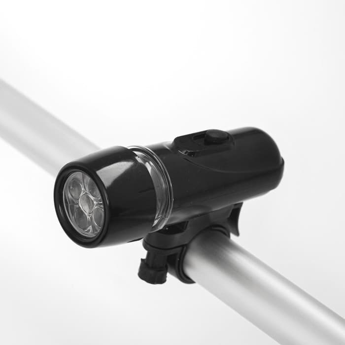 Фонарь велосипедный передний «Мастер К», водонепроницаемый, 5 диодов, 3 режима, 4ААА