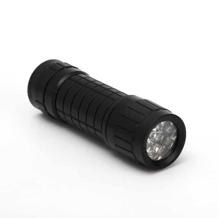 Фонарь ручной «Мастер К» MHB1-W1D9, 3 Вт, 9 LED, 90 Лм, от батареек 3×ААА, чёрный