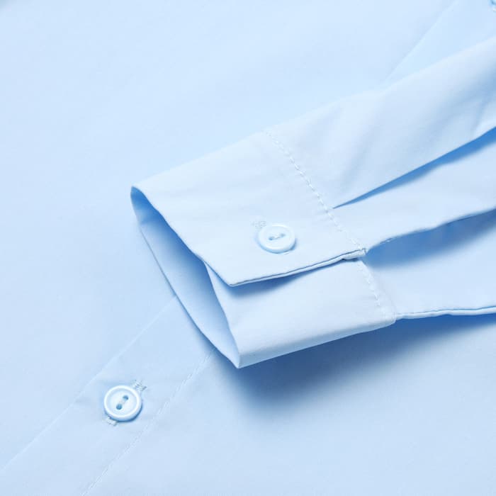 Рубашка для мальчика MINAKU: School Collection, голубая, размер 34-36 (128-134 см)