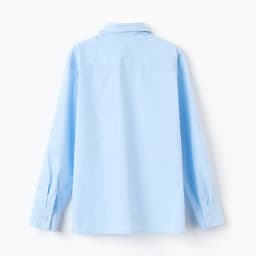 Рубашка для мальчика MINAKU: School Collection, голубая, размер 34-36 (128-134 см)