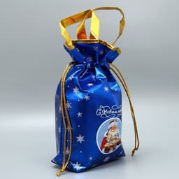 Пакет - мешок из нетканого материала «С Новым годом!», 25×32 см