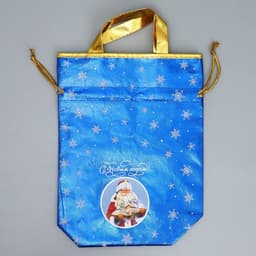 Пакет - мешок из нетканого материала «С Новым годом!», 25×32 см