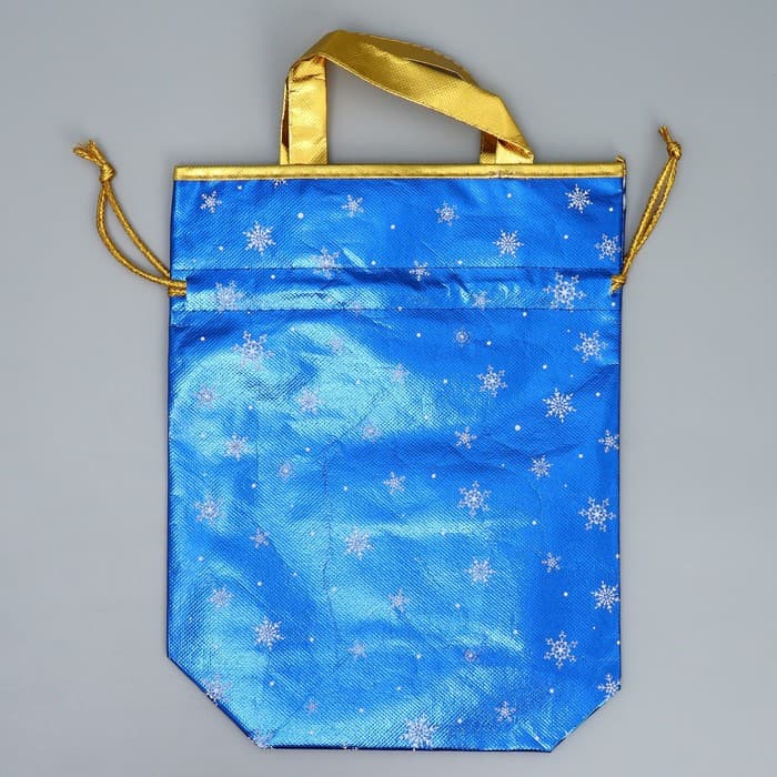 Пакет - мешок из нетканого материала «С Новым годом!», 25×32 см