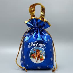 Пакет-мешок из нетканого материала «С Новым годом», 25×32 см
