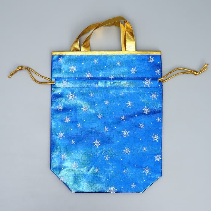 Пакет-мешок из нетканого материала «С Новым годом», 25×32 см