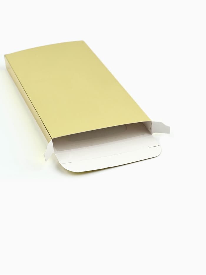 Коробка для шоколада новогодняя «Золото», с окном, 17×8.5×1.5 см